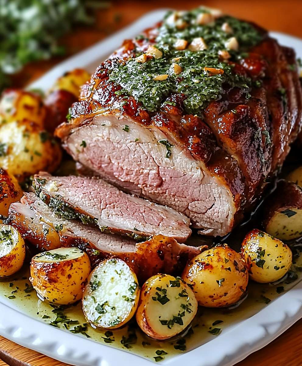 Osterbraten Kräutersoße