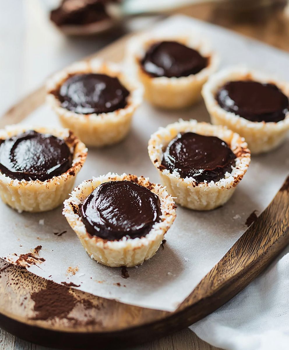 Schokoladen Kokos Cups glutenfrei