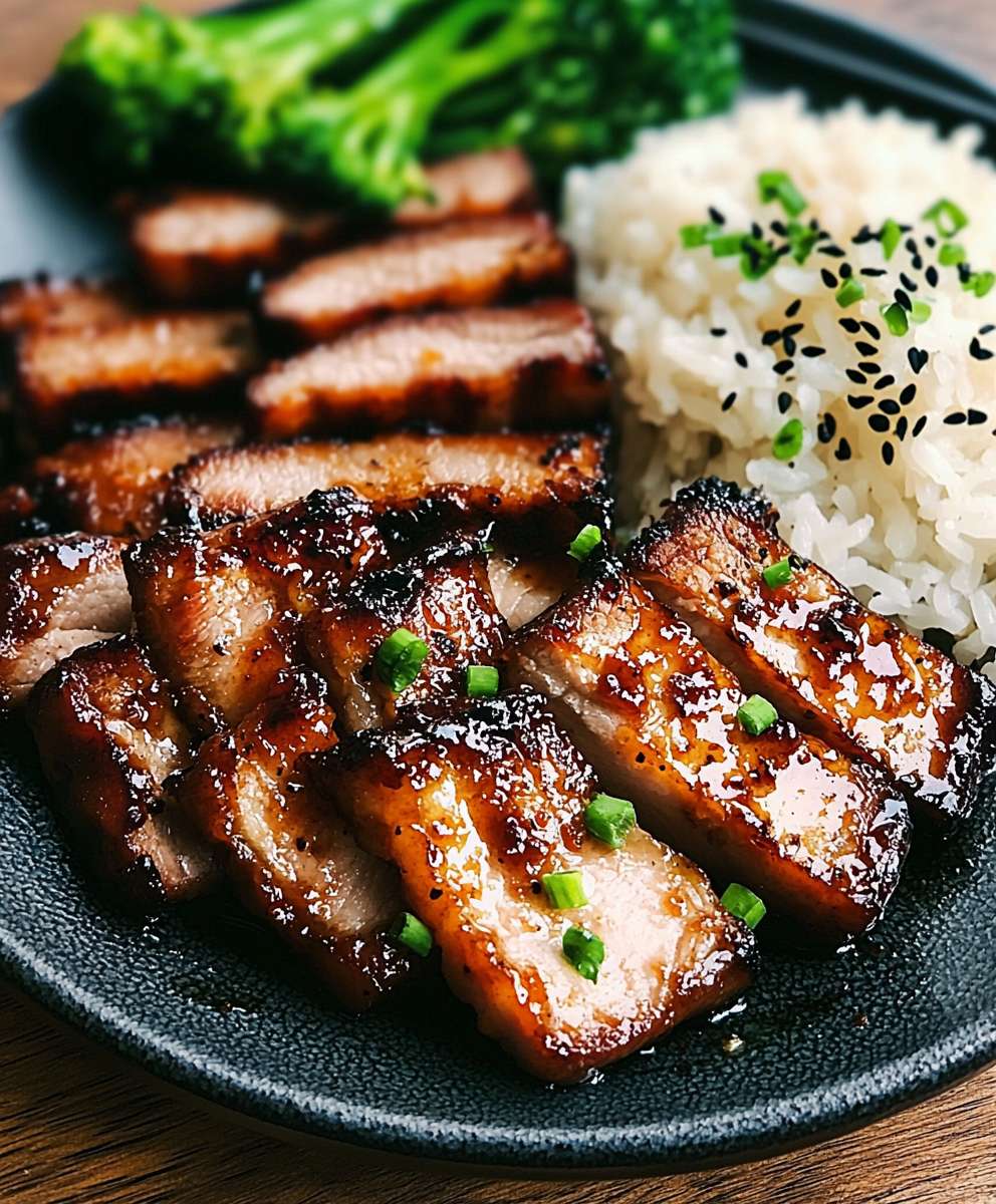 Char Siu Schweinefleisch Heißluftfritteuse