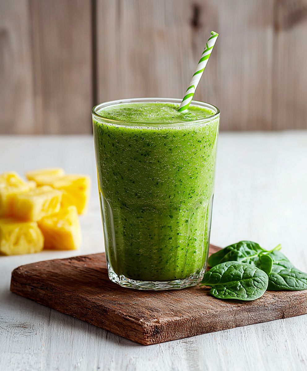 Spinat Ananas Smoothie