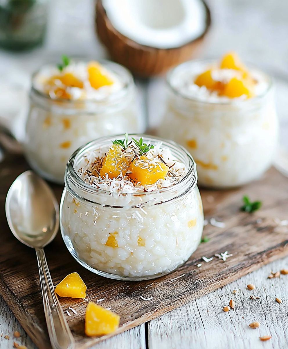 Kokos-Tapioka Pudding