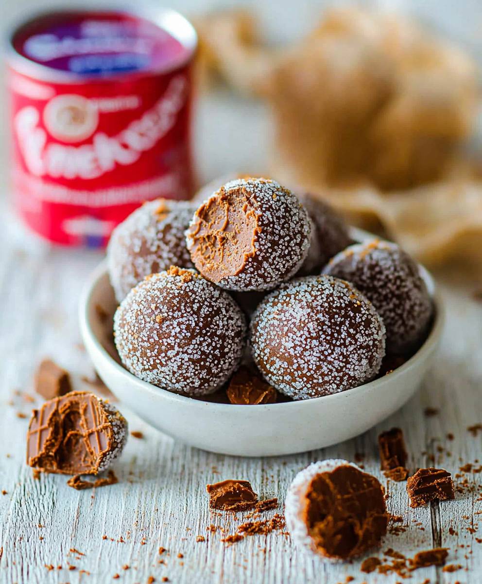 Schokoladen Biscoff Trüffel