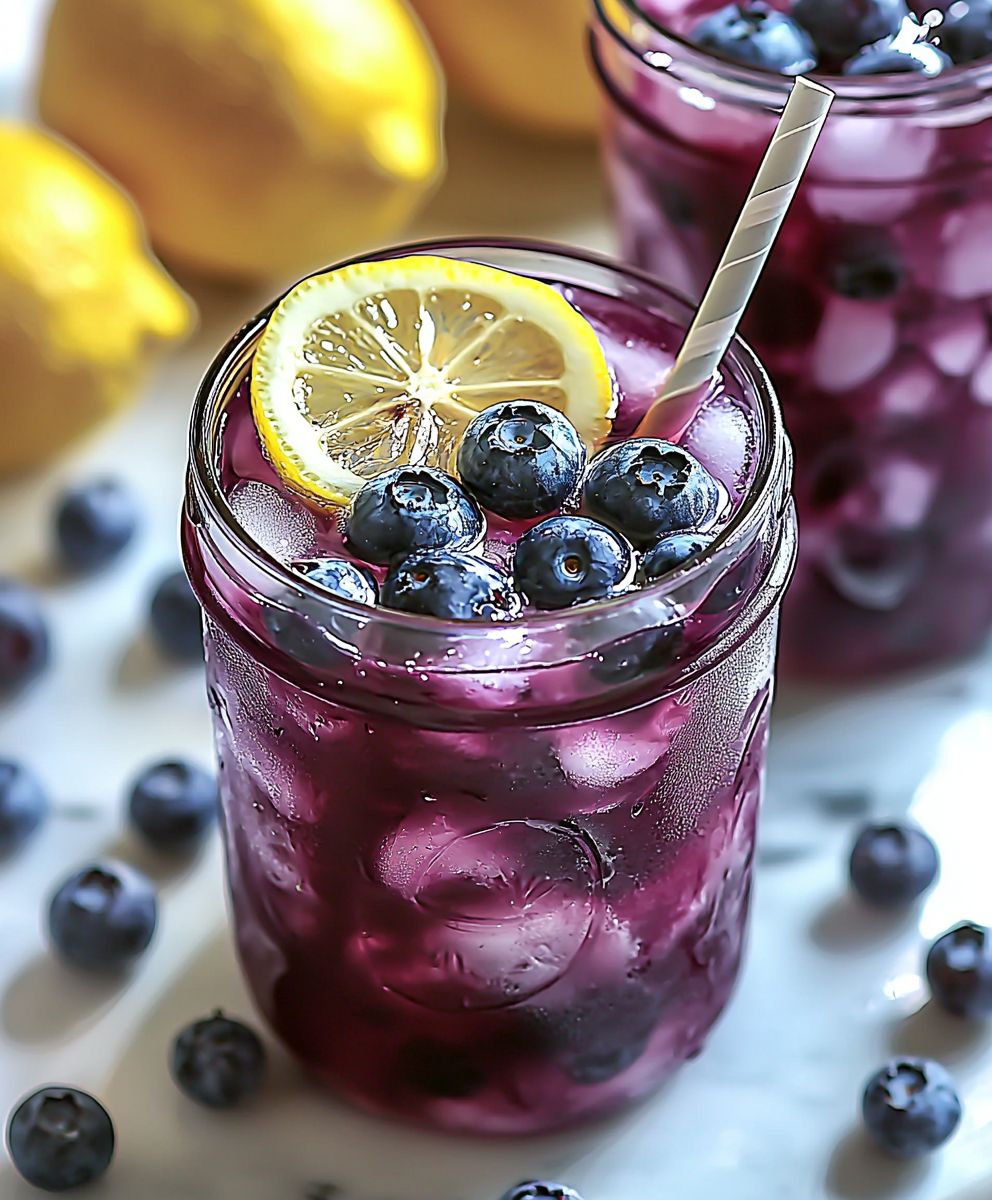 Blaubeerlimonade selber machen