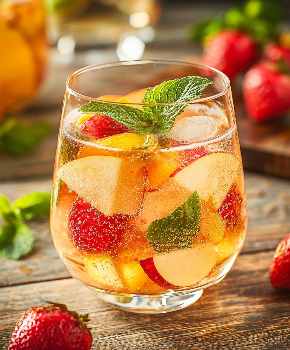 weiße Sangria herstellen