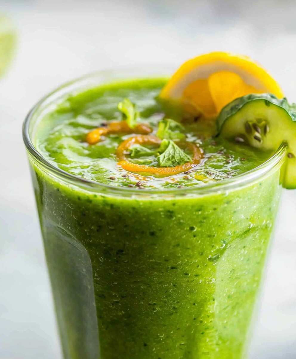 Grüner Detox Smoothie Tropisch