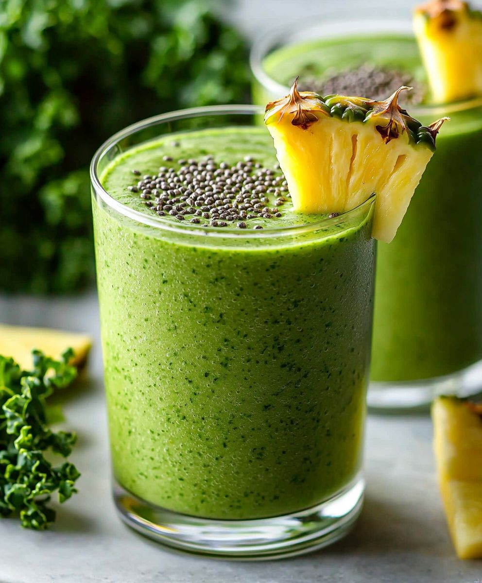 Ananas Grünkohl Smoothie