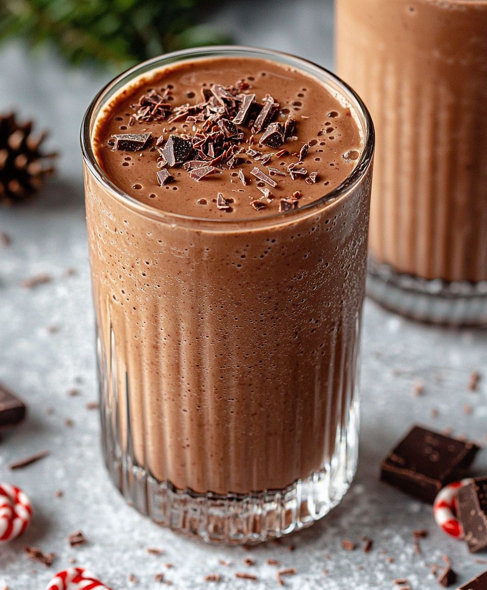 Schokoladen-Pfefferminz-Smoothie