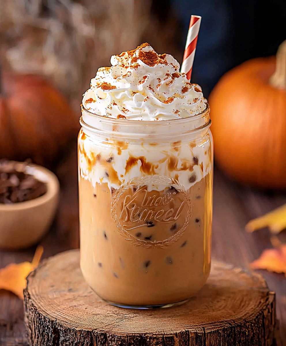 Pumpkin Spice Latte Eisgekühlt