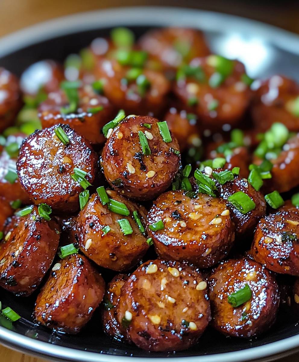 Kielbasa Bites im Crock Pot