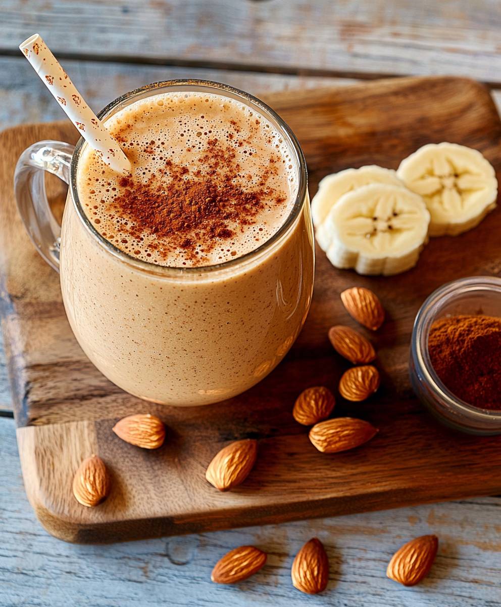 Bananen Mandel Smoothie