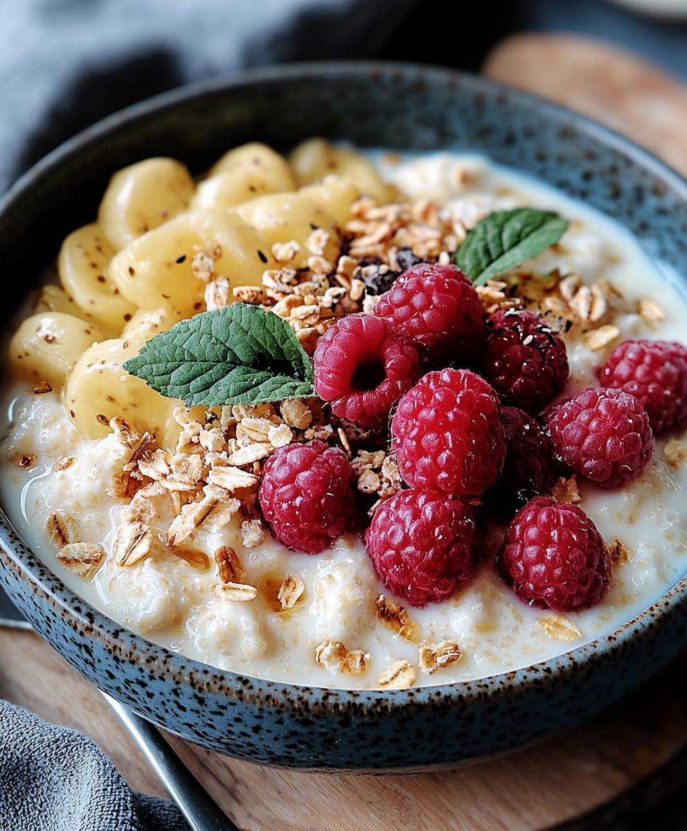 Joghurt Porridge zubereiten