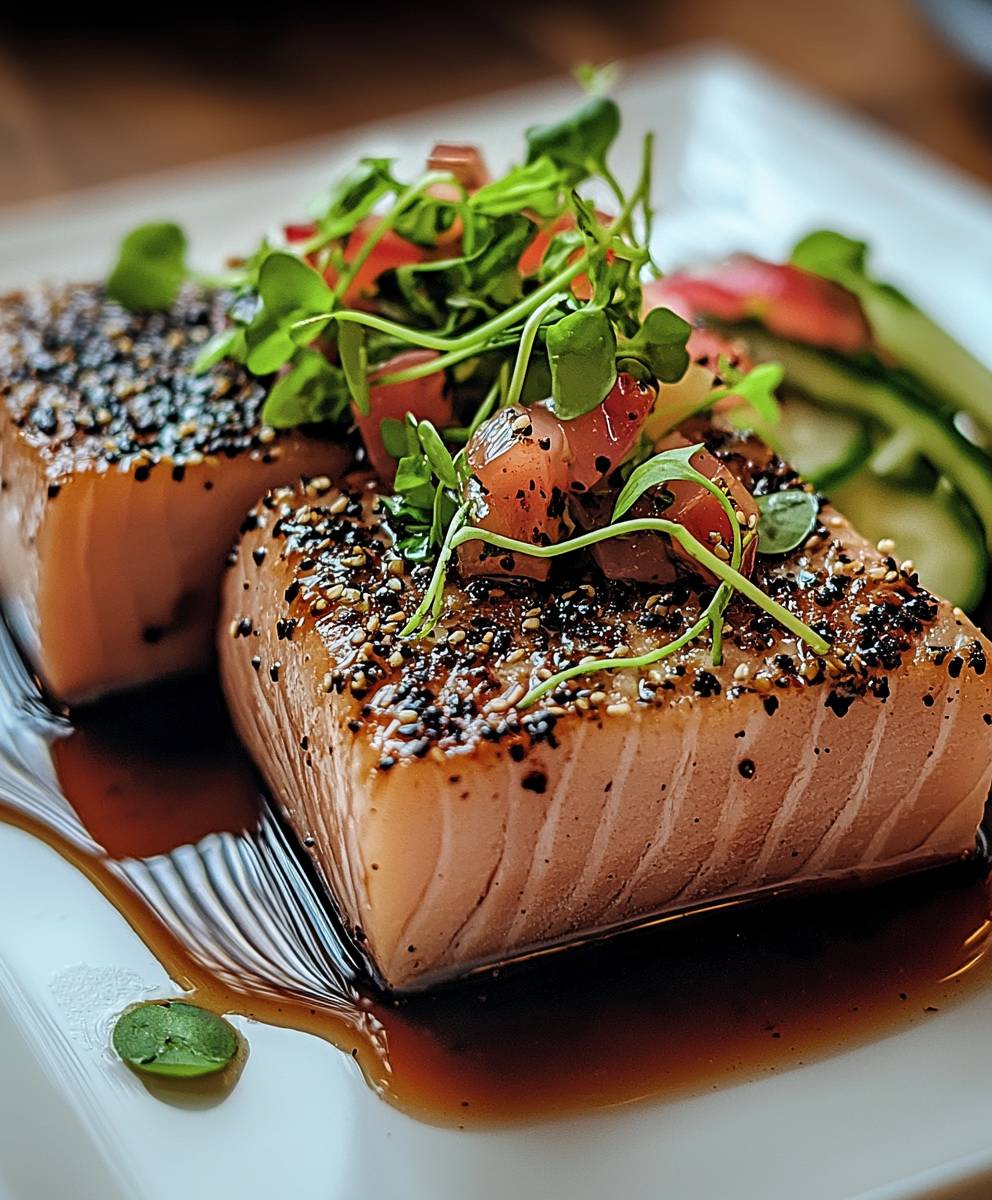Ahi Thunfisch Steak zubereiten