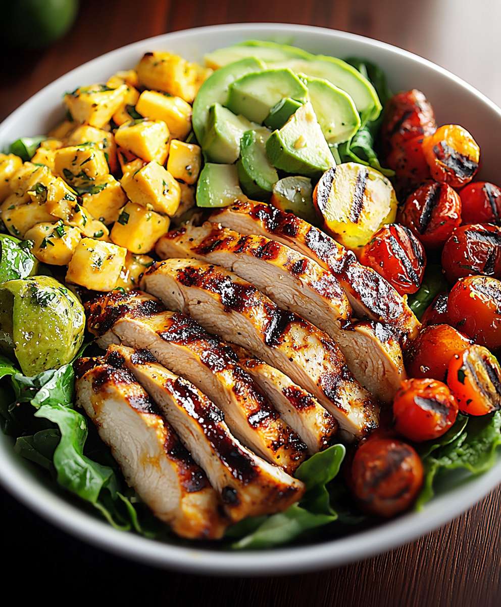 Gegrillter Hähnchen Cobb Salat
