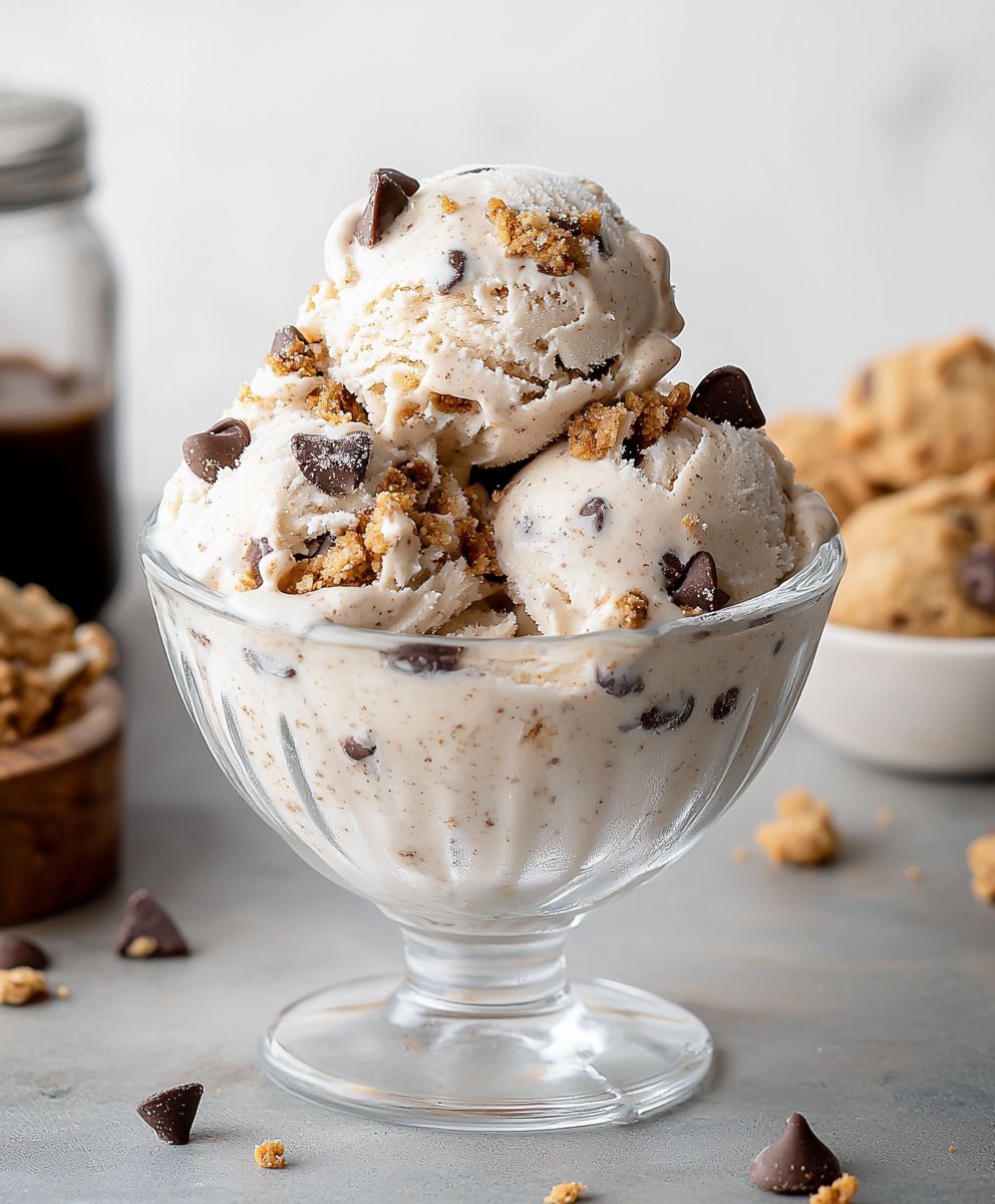 veganes Cookie Dough Eis