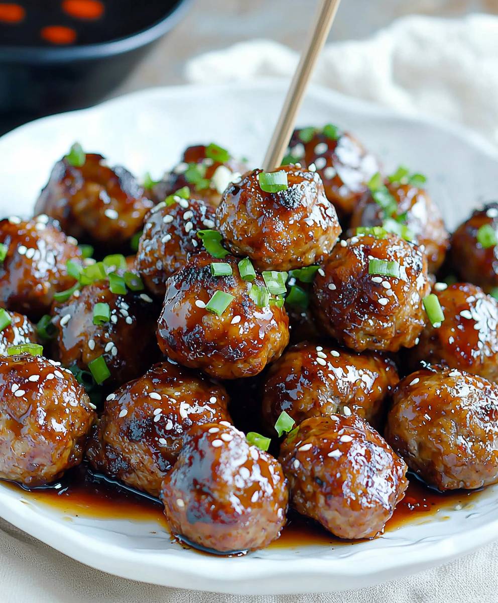 Teriyaki Fleischbällchen