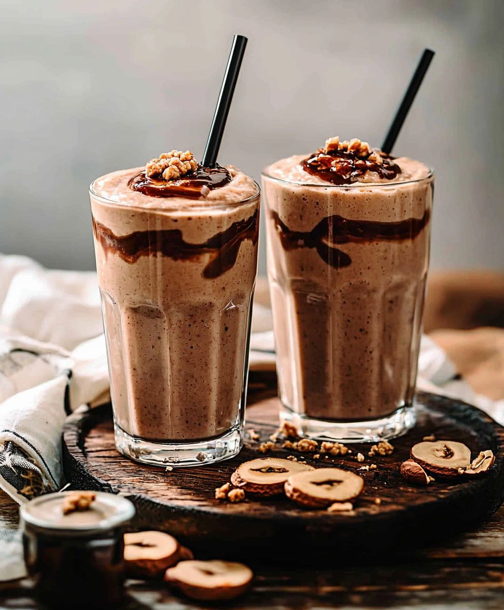 Erdnussbutter Cold Brew Smoothie