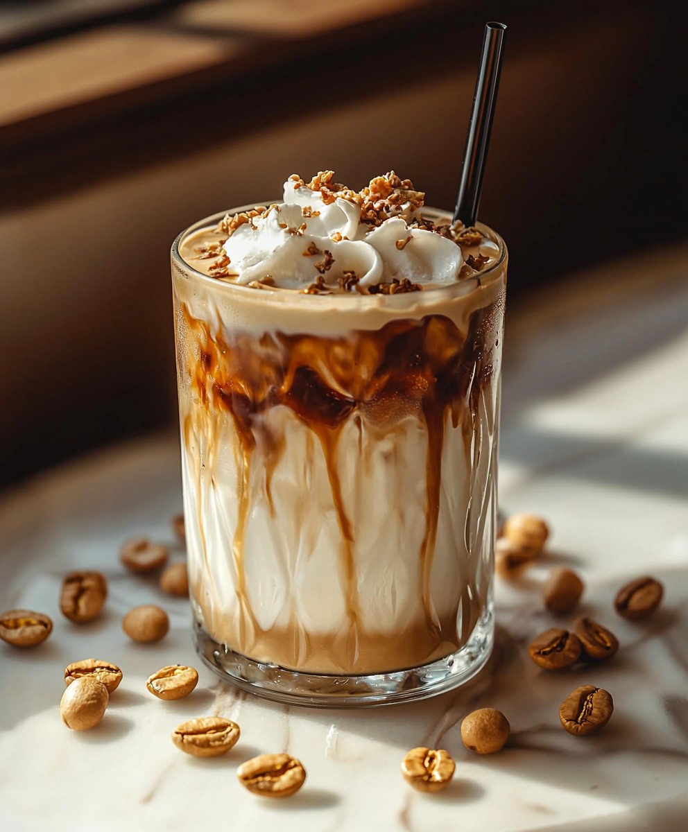 Eiskaffee mit Cashewmilch