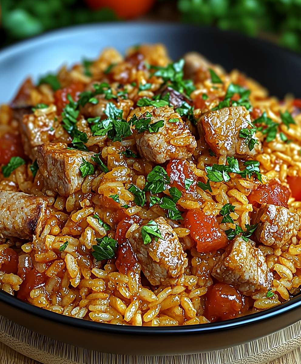 Serbisches Reisfleisch zubereiten