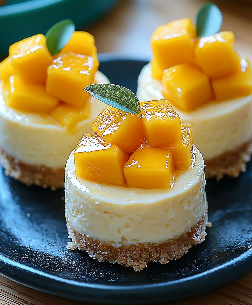 Mango Cheesecakes backen