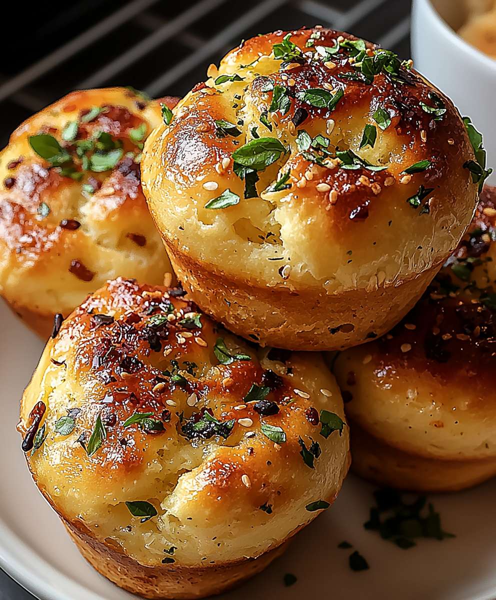 Focaccia Muffins backen