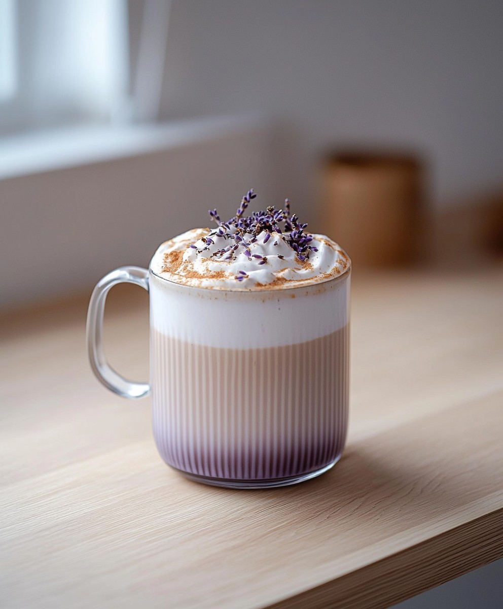 Lavendel Latte selber machen