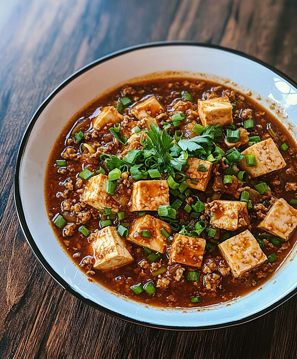 Mapo Tofu Gericht