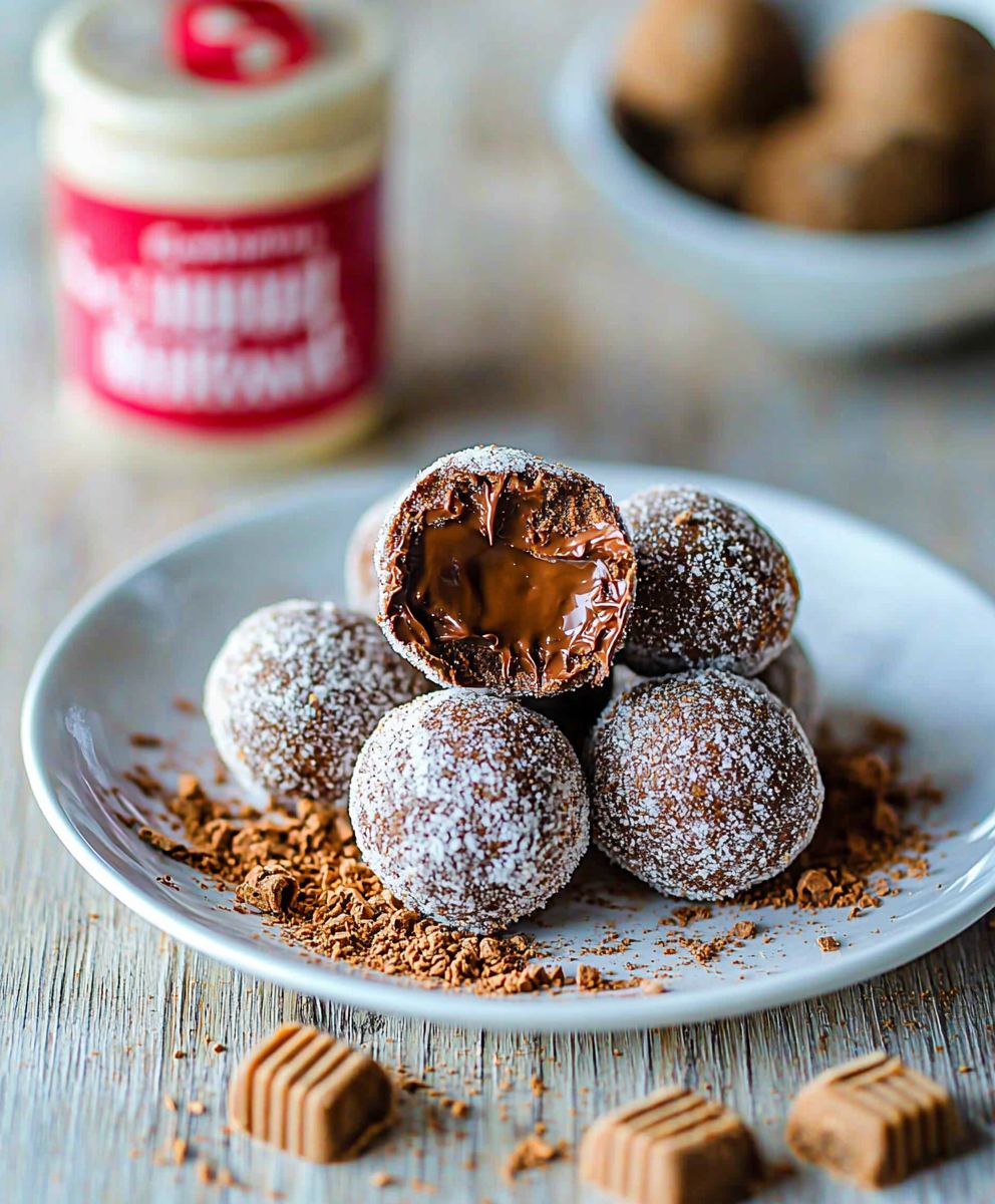 Schokoladen Biscoff Trüffel