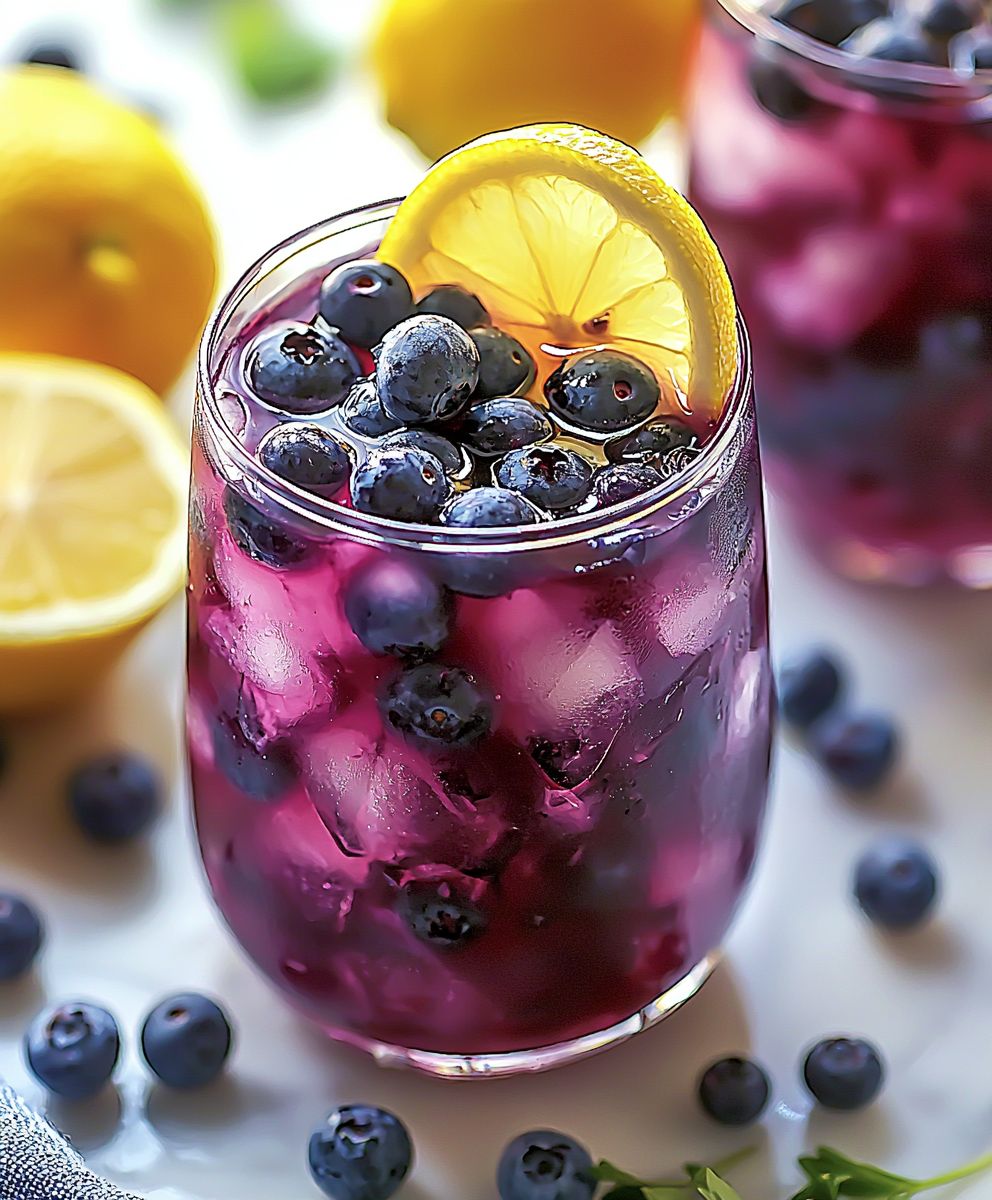 Blaubeerlimonade selber machen