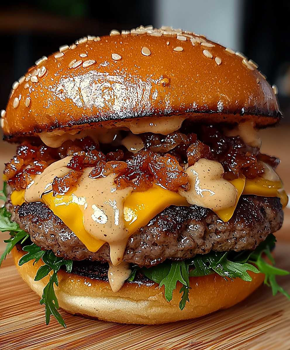 Smash Burger mit Baconnaise