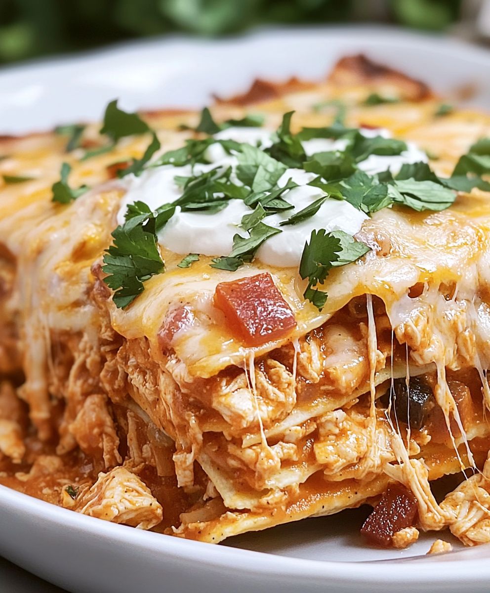 Hühnchen Taco Auflauf
