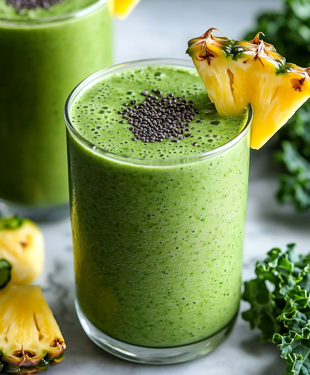 Ananas Grünkohl Smoothie