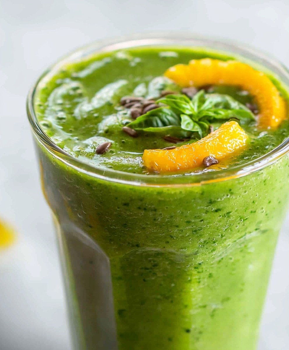Grüner Detox Smoothie Tropisch