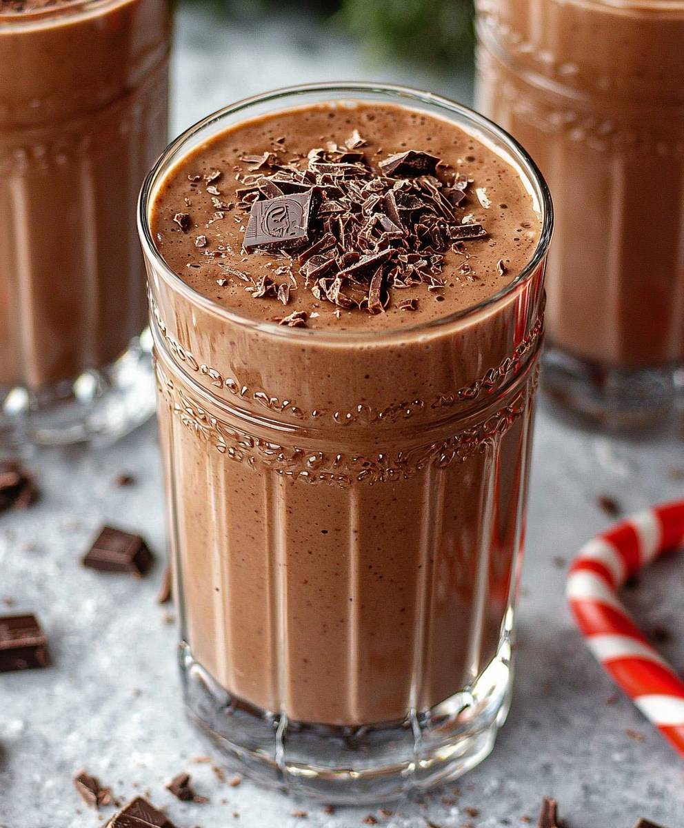 Schokoladen-Pfefferminz-Smoothie