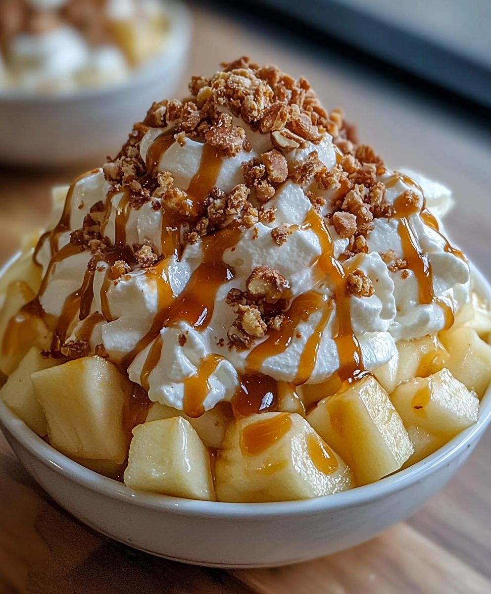 Karamell Apfel Fluff