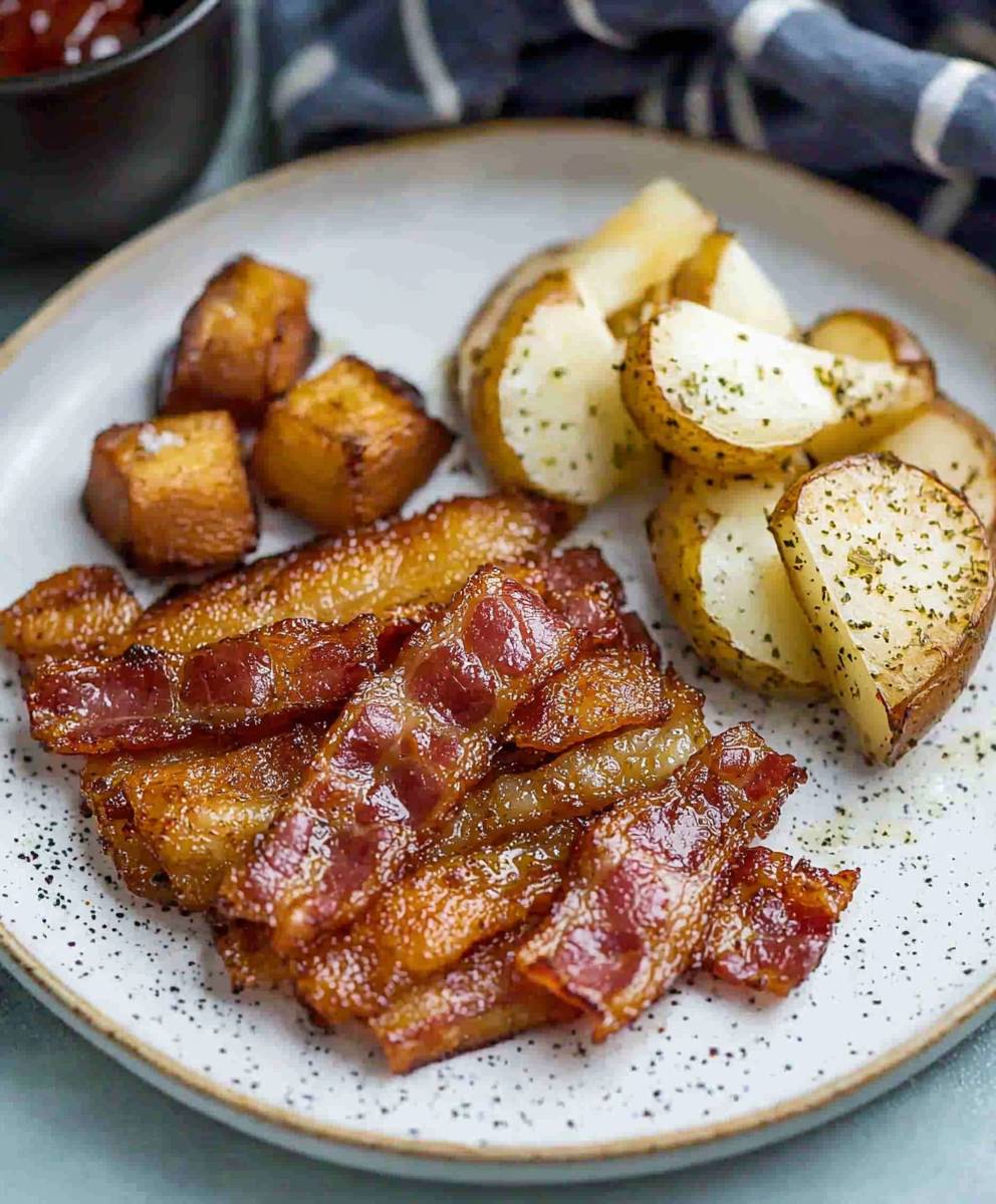 Knuspriger Speck aus dem Ofen