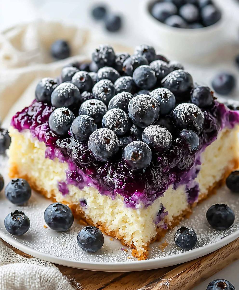 Blaubeer Shortcake Blech backen