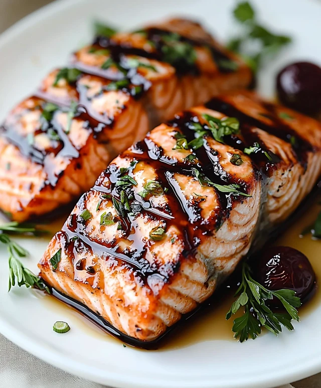 Balsamico Lachs marinieren