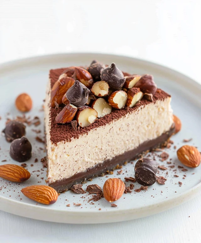 Schokoladen Mandel Käsekuchen