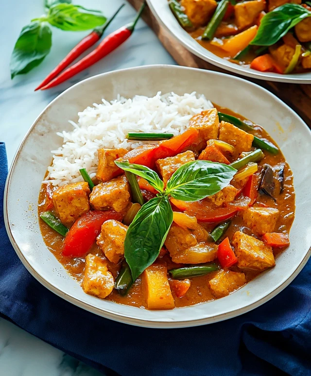 Thai Panang Curry Gemüse