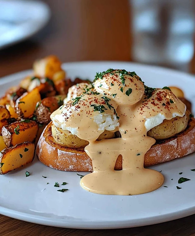 Eier Benedict mit Focaccia