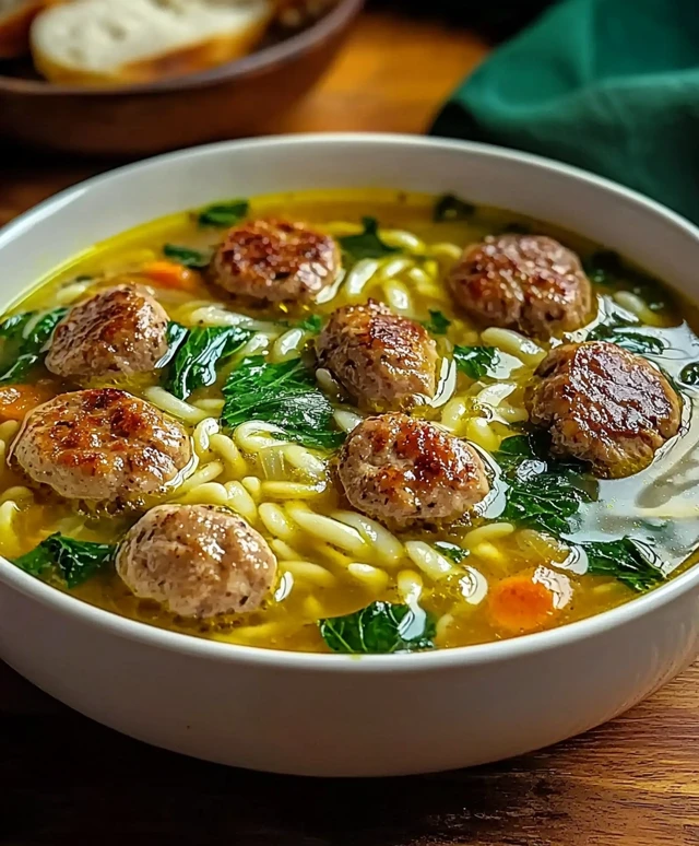 Italienische Hochzeitsuppe kochen