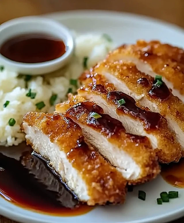 Hähnchen Katsu mit Tonkatsu Sauce