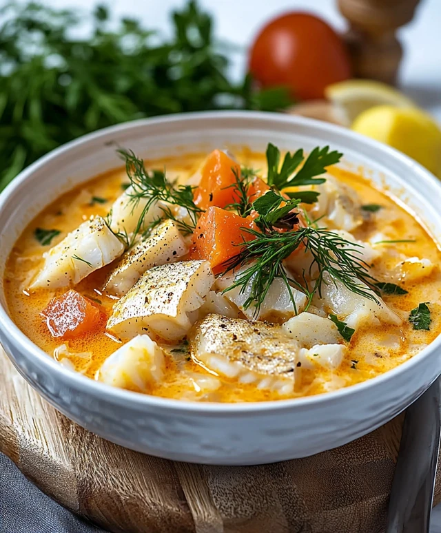 einfache Fischsuppe