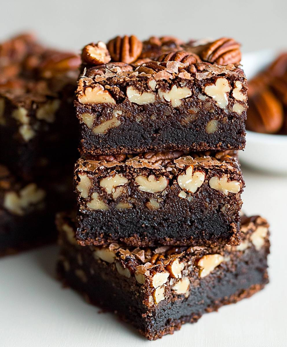 Pekannusskuchen Brownies