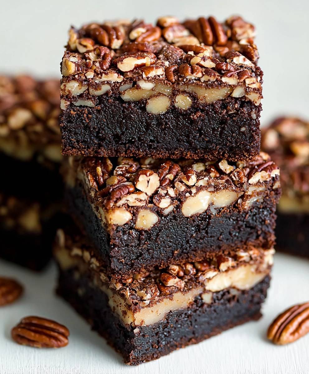 Pekannusskuchen Brownies
