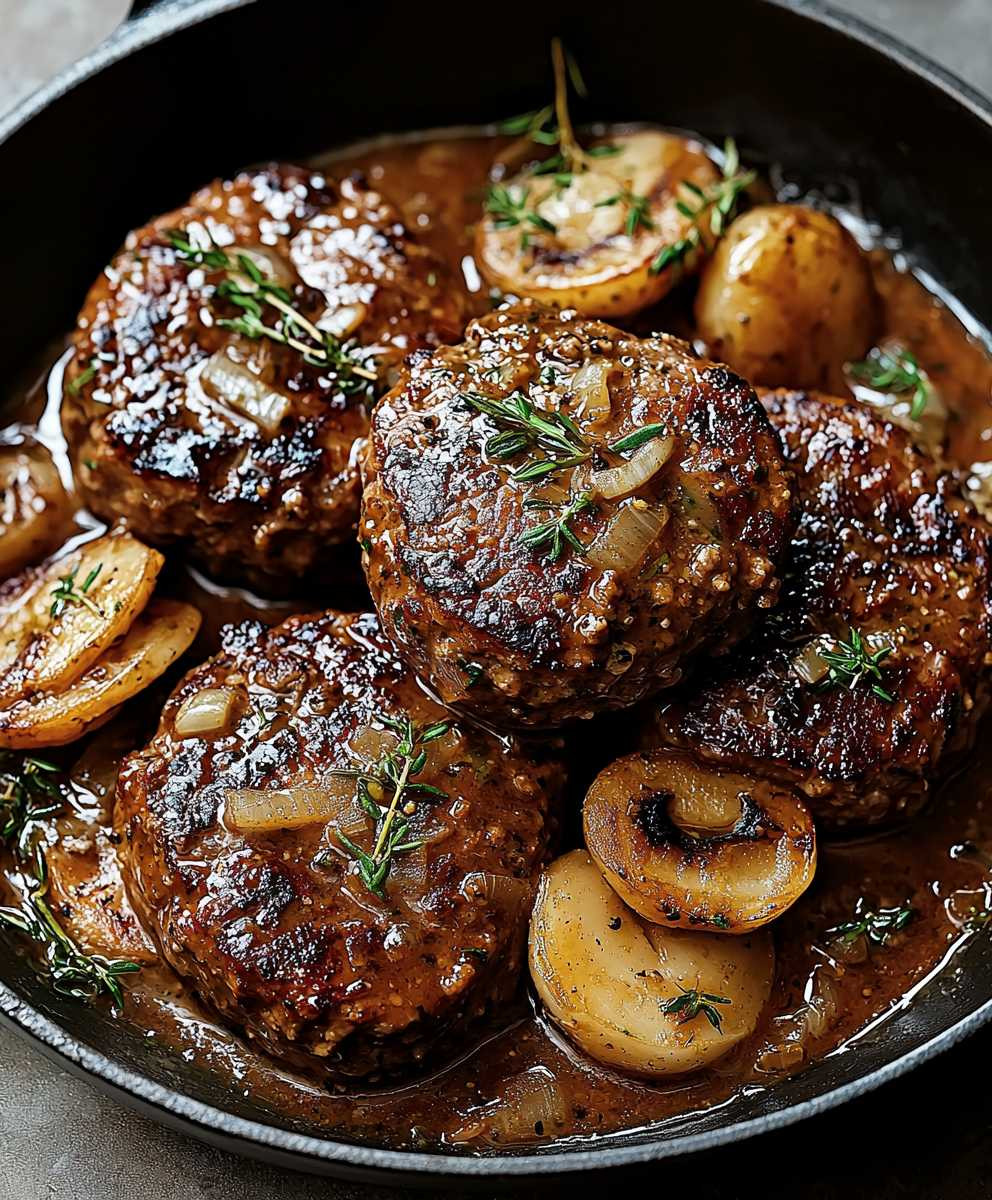 Salisbury Steak zubereiten