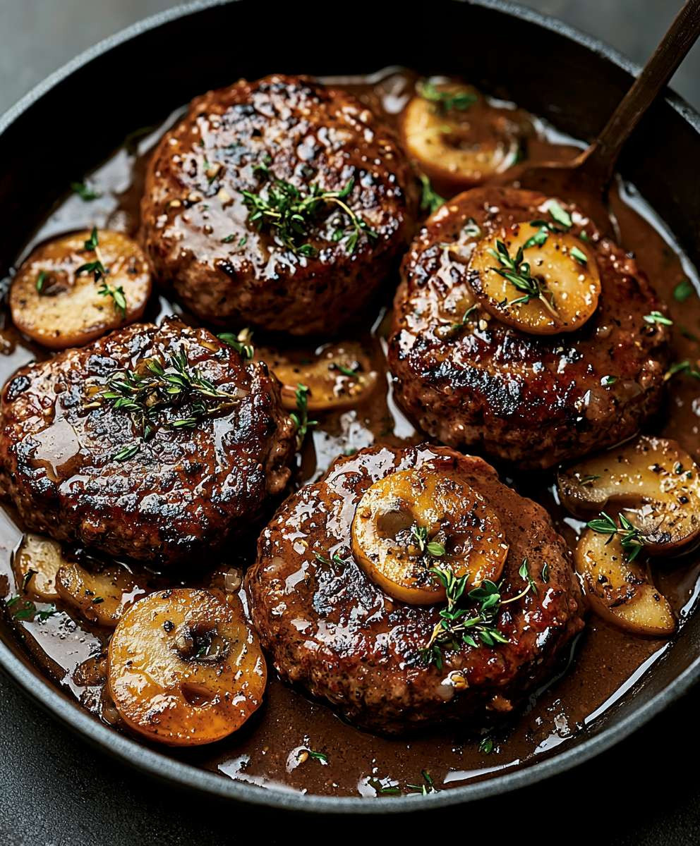 Salisbury Steak zubereiten