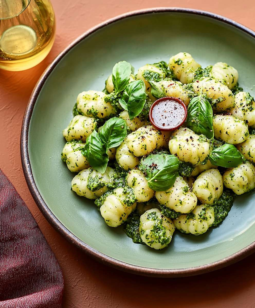 Spinat Pesto Gnocchi