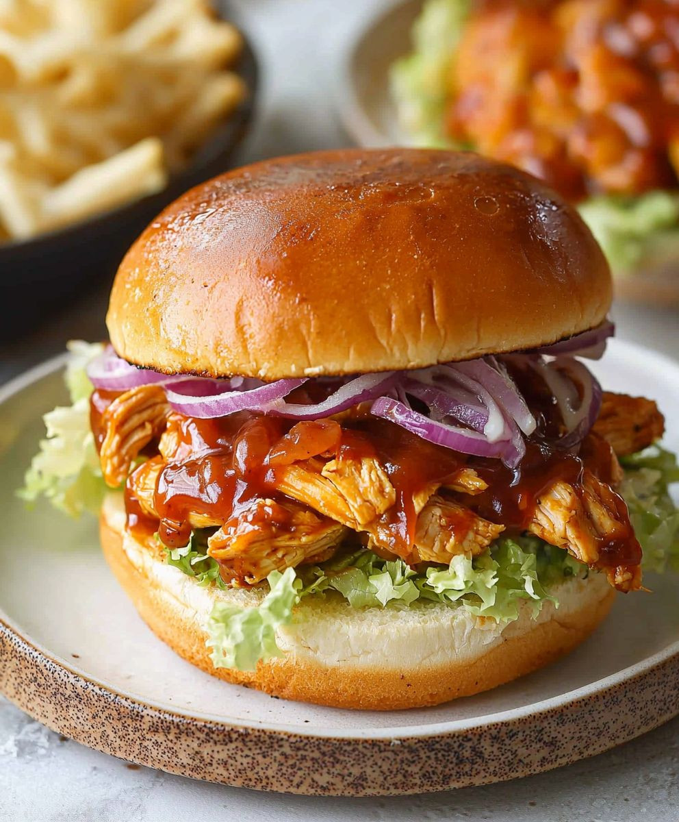 BBQ Hühnchen Sandwich