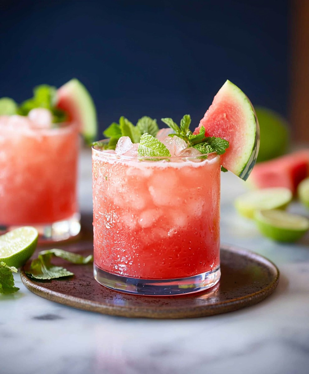 Wassermelonen-Limetten-Cocktail